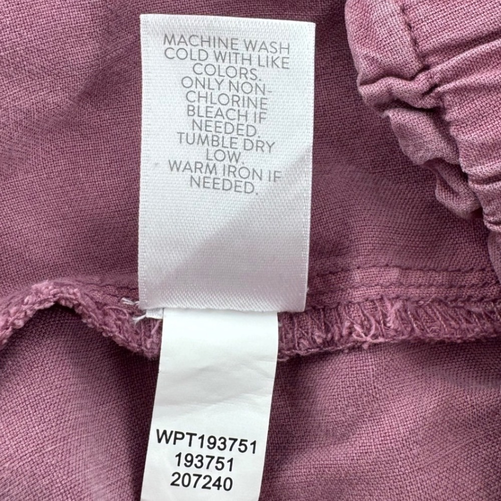 Pure Jill Wide Leg Pant Women M Mauve
Elastic Waistband Breathable Summer Flowy - Picture 8 of 16